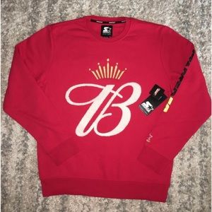 New! Starter Pullover Men’s L Embroidered B Retails $90